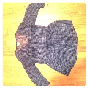 ¾ length top, fit & flare