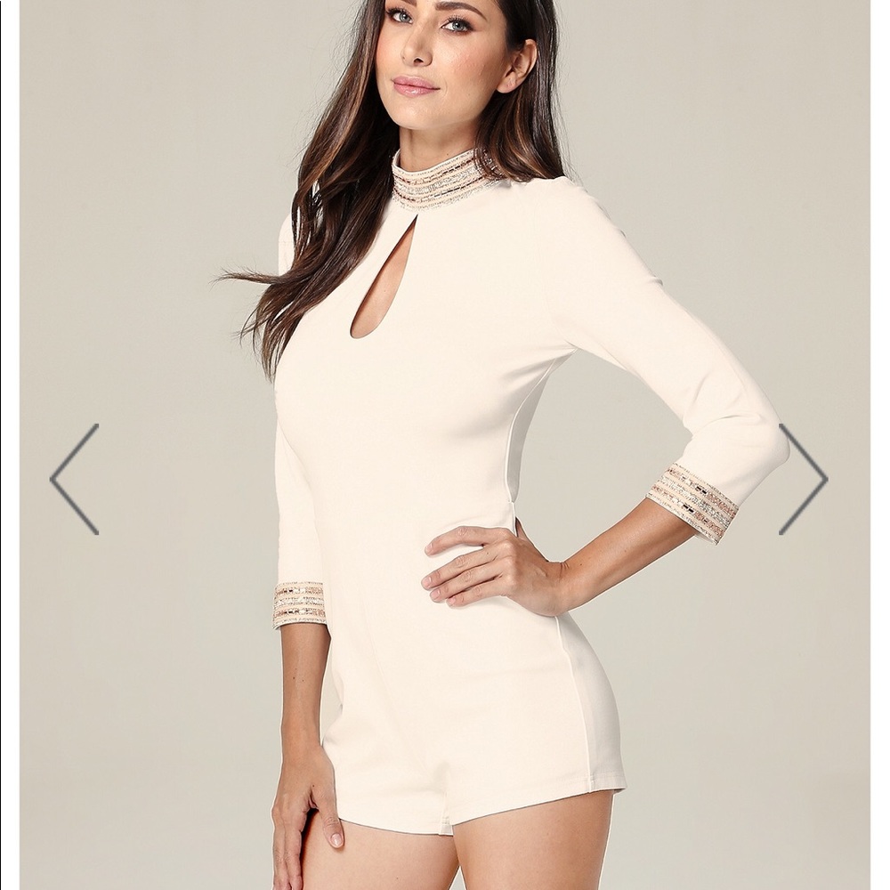 AVA EMBELLISHED ROMPER 🌸