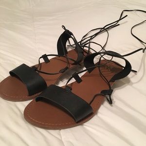 Black sandals from NY&Co
