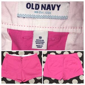 Old Navy Pink Cuffed Shorts