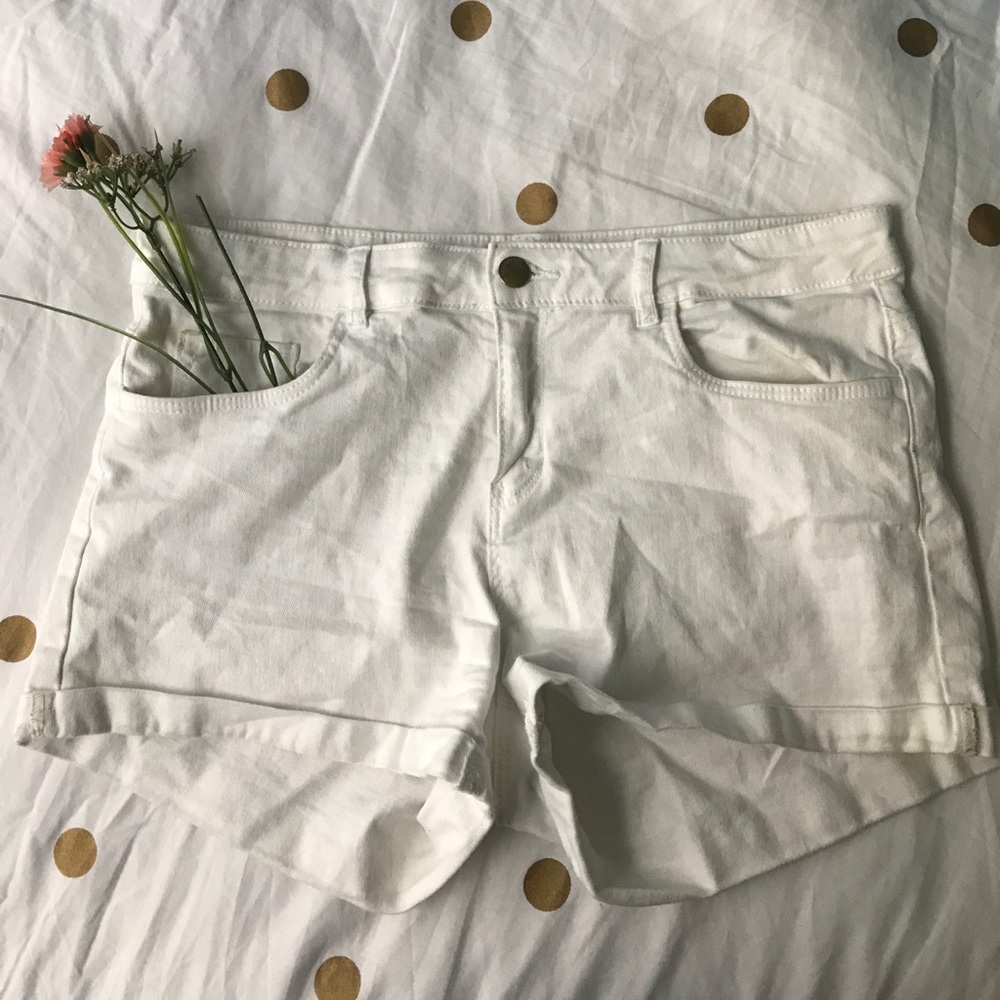 White Twill Shorts ✨