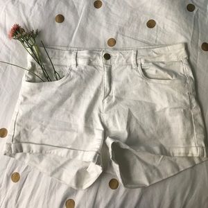 White Twill Shorts ✨