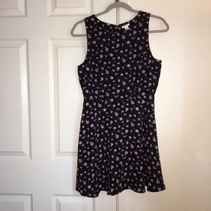 Black flower dress 🌸