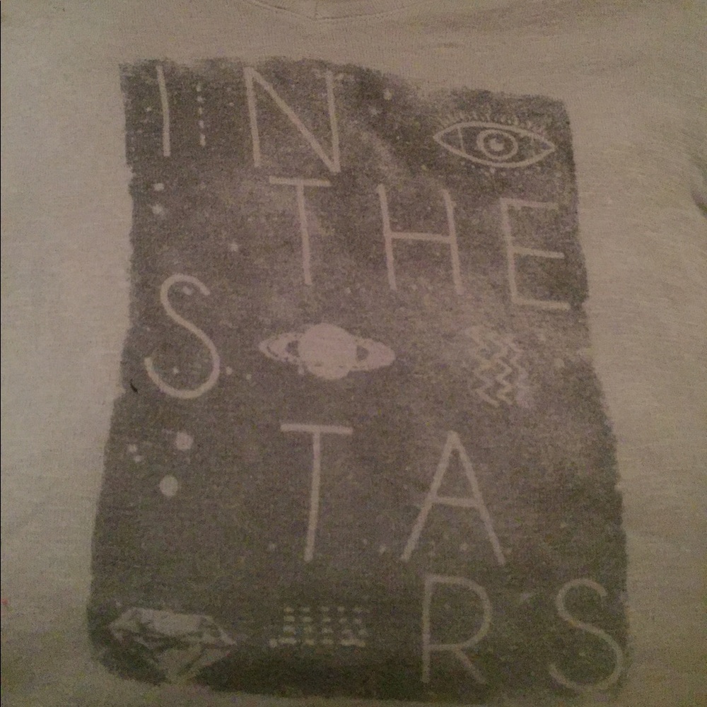 Knit hollister galaxy shirt
