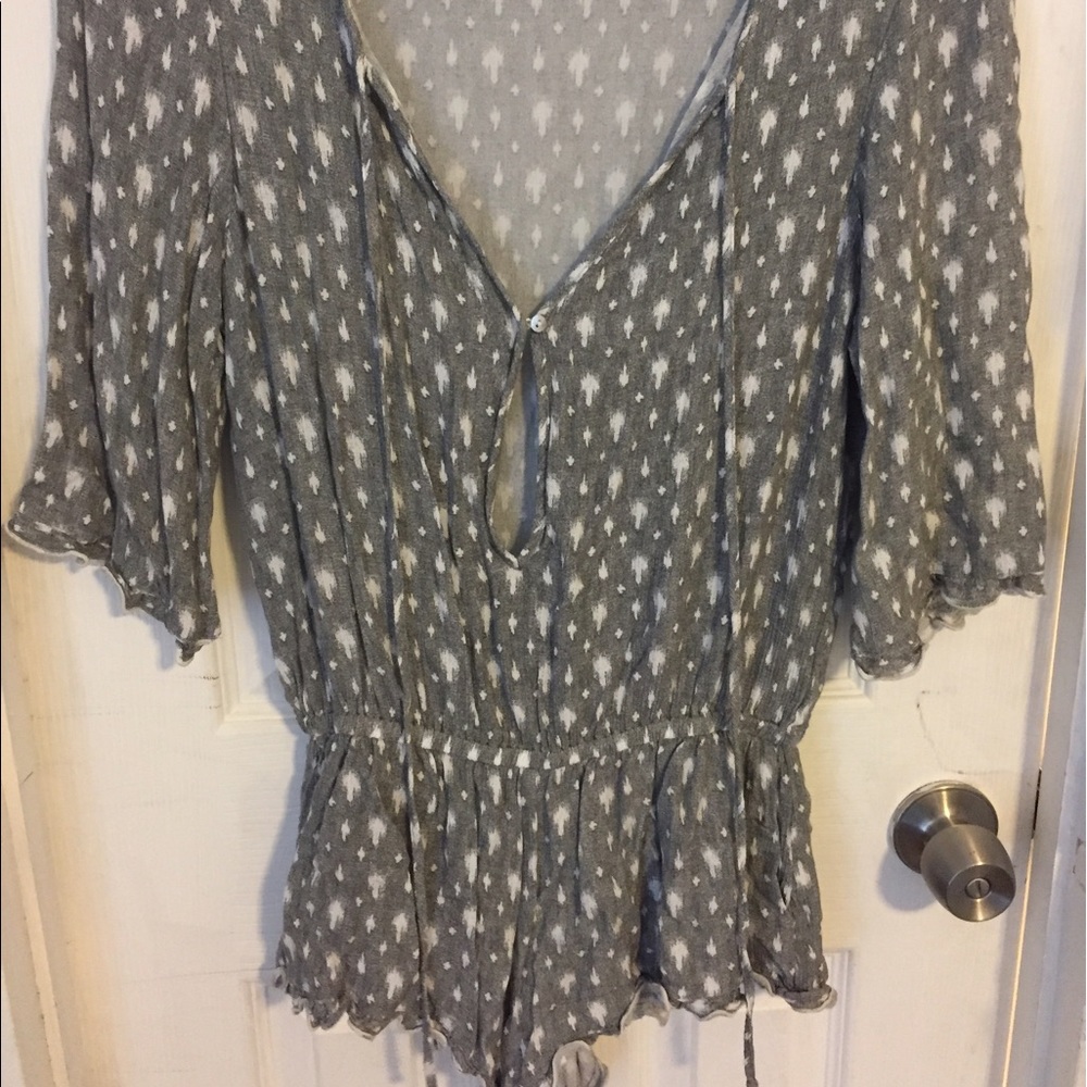Eberjey Ikat Spots romper