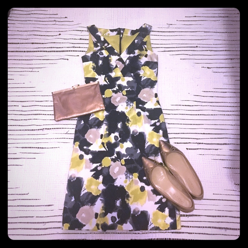 SALE H&M 00 floral sheath dress