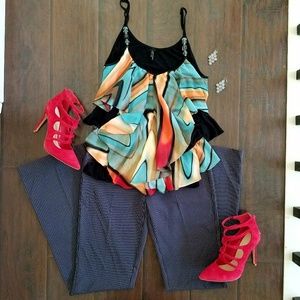 Stylish Pinstripe Pants