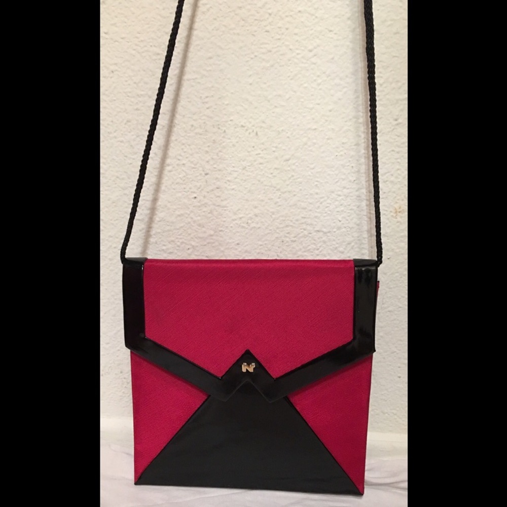 Nina Ricci Made in Paris Shoulder Bag Red & Black