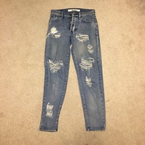 Distressed Brandy Melville Boyfriend Jeans