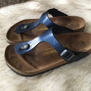 Birkenstock Gizeh Birko-Flor Onyx Sandal (Used)
