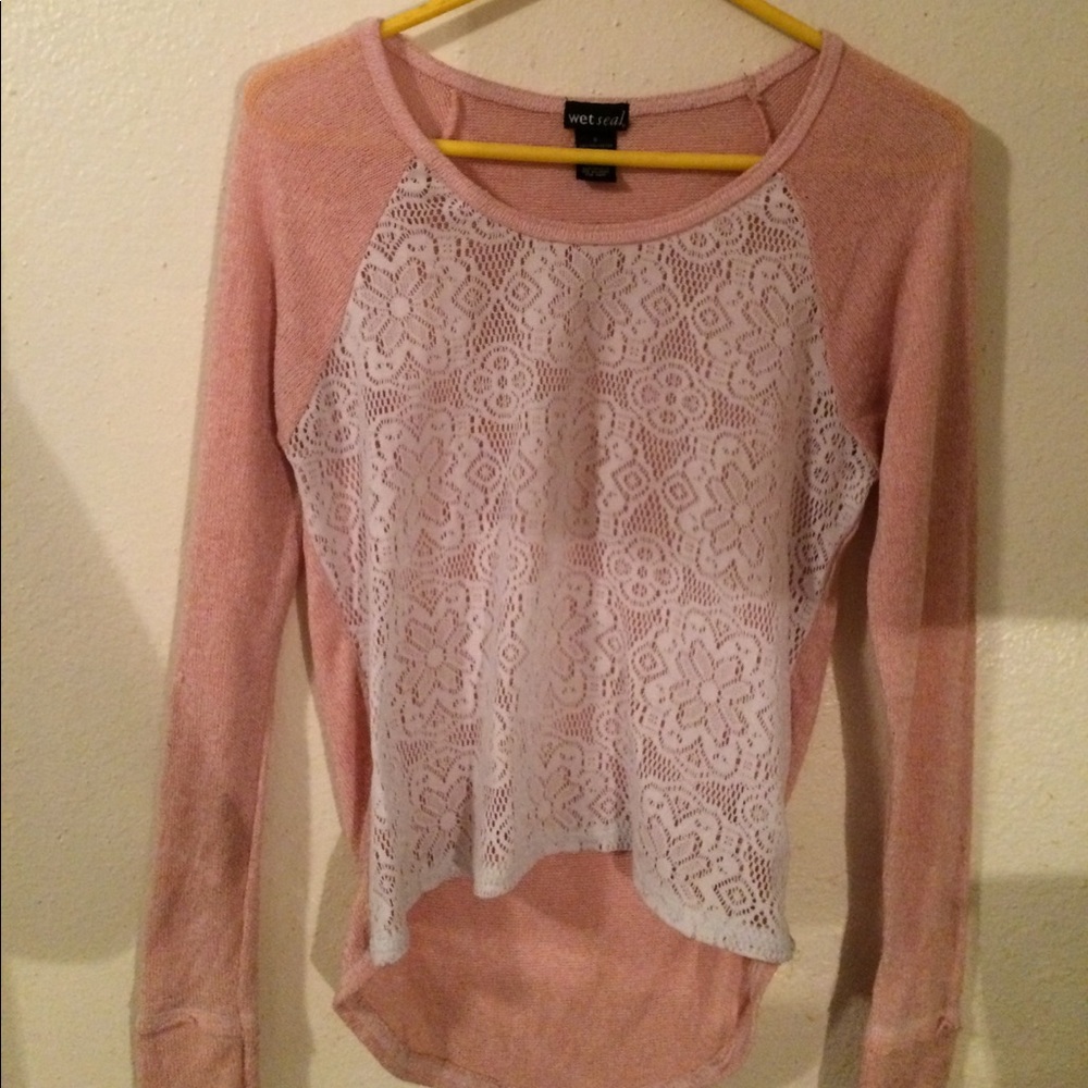 Pink Sweater by Wet Seal