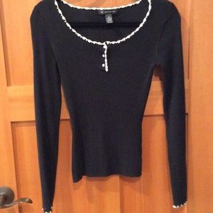INC black sweater