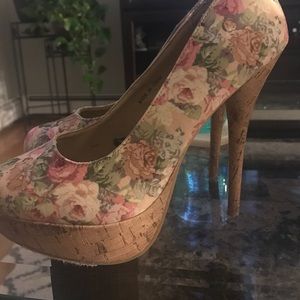 Forever 21 flower heels