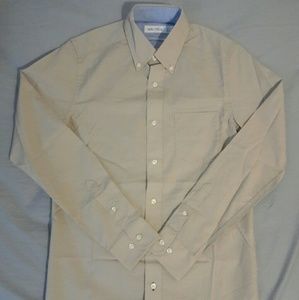 Long Sleeve Dress Shirt- Color Biege