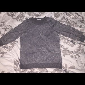 ⚡️Ny & Co. Silver Sparkle Sweater. Size L. EUC.