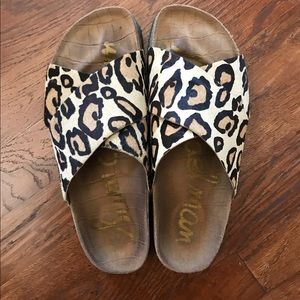 Sam Edelman Leopard Slides