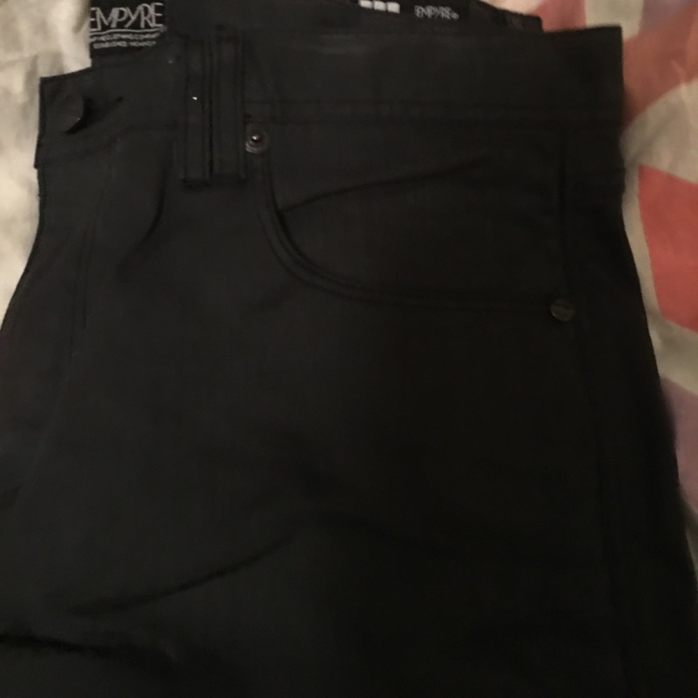 NWOT Coated denim skinny jeans