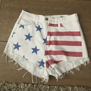 American Distressed Shorts