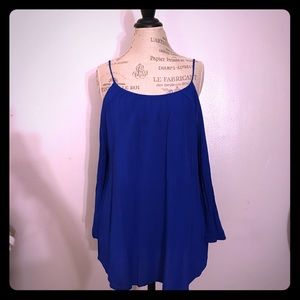 Express cold shoulder top
