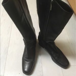 Leather boots