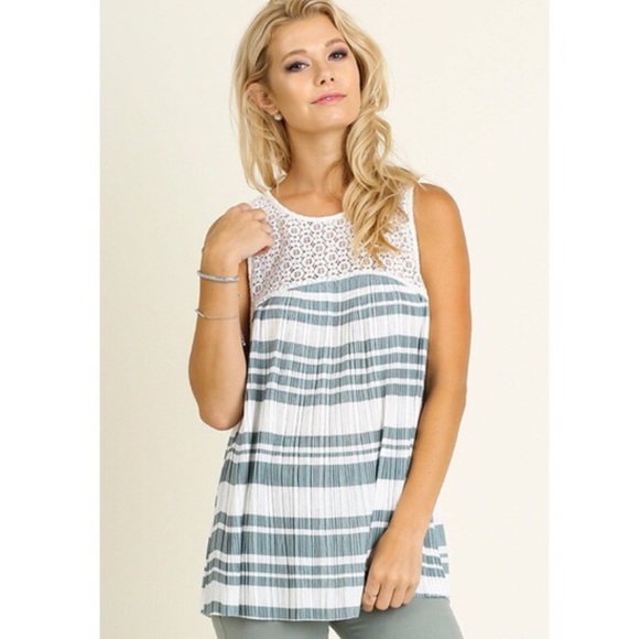 SOLD OUT! Sage Babydoll Top - Picture 2 of 3