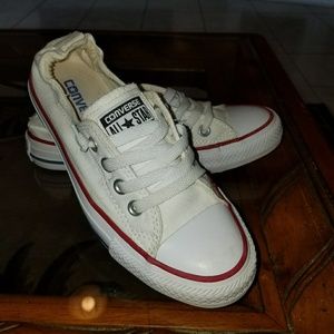 White Converse All Stars