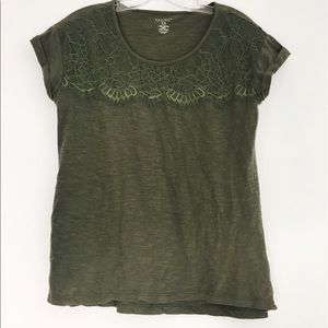 Camo Green Shirt!!!! With Beautiful Lace Designs