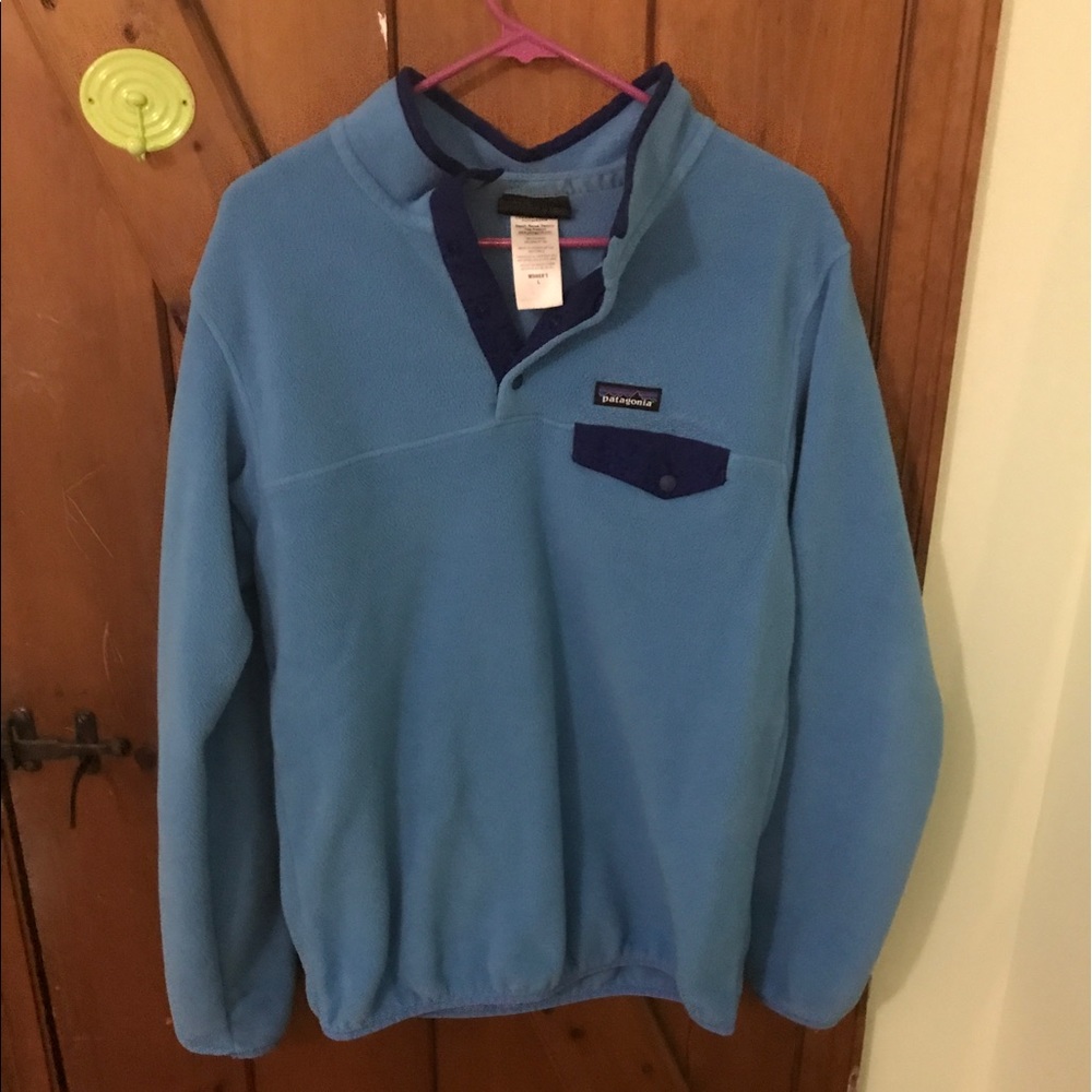 Women's Blue Patagonia Synchilla fleece