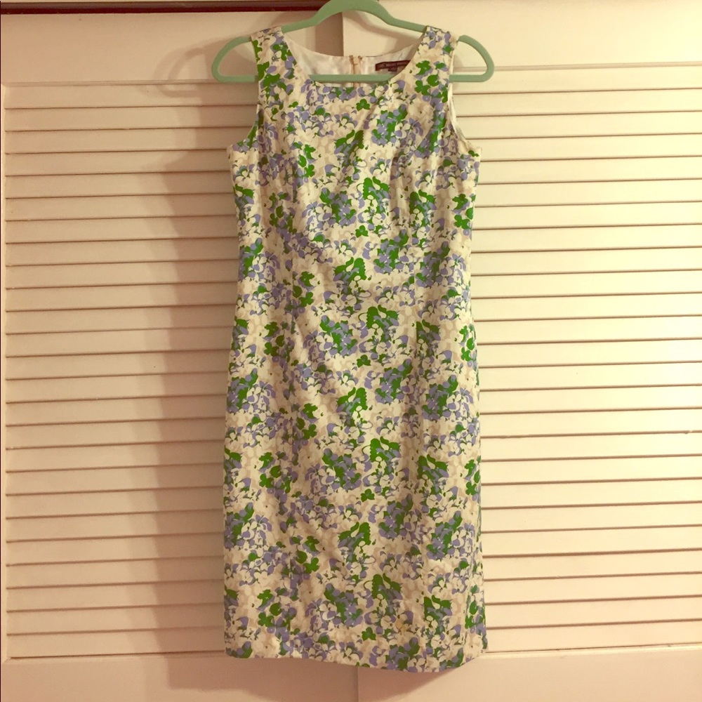 Brooks brothers floral sheath dress size 4