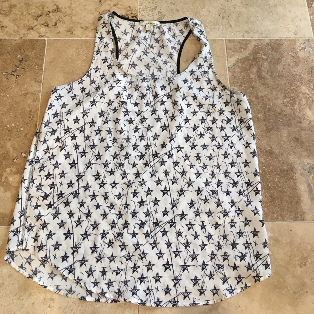 🌟  STARS racer back tank 4th of July summer patriotic