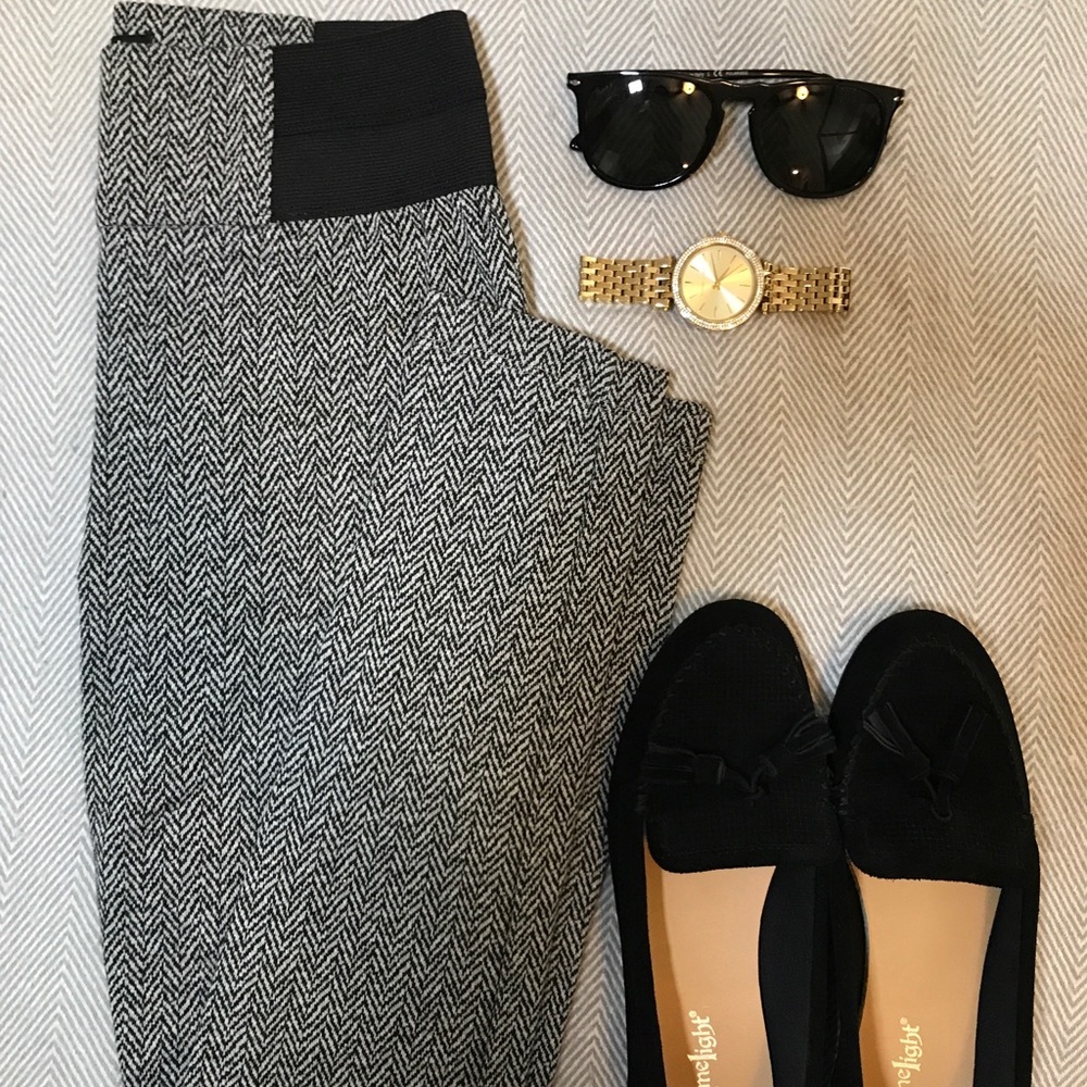 Patterned dress pants