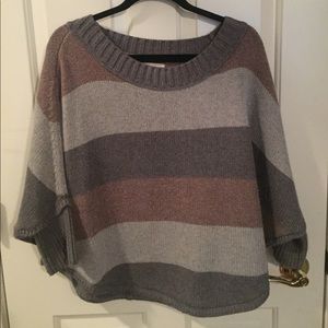 Loft poncho sweater size Medium