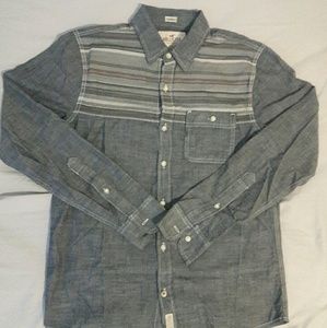 Long Sleeve Button Shirt- Chambray