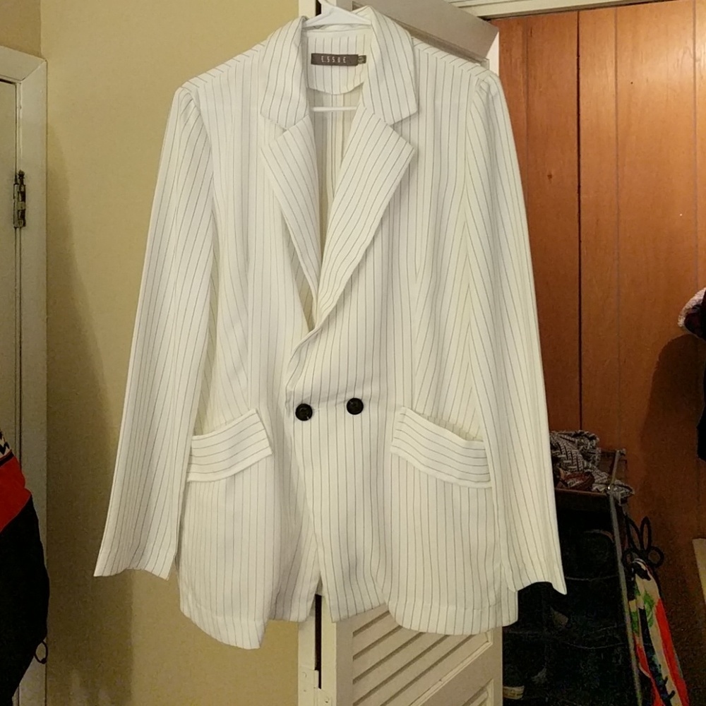 Pinstripe blazer