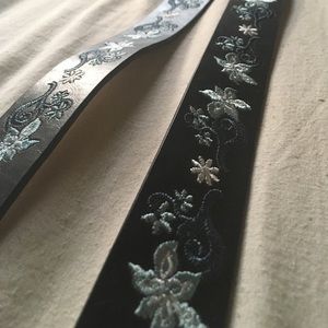 Floral belts. Worn new with tags