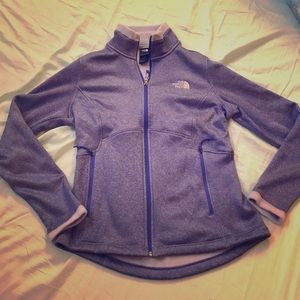 Purple North Face zip up