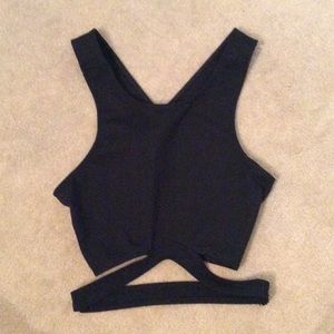 Black TOBI Crop Top