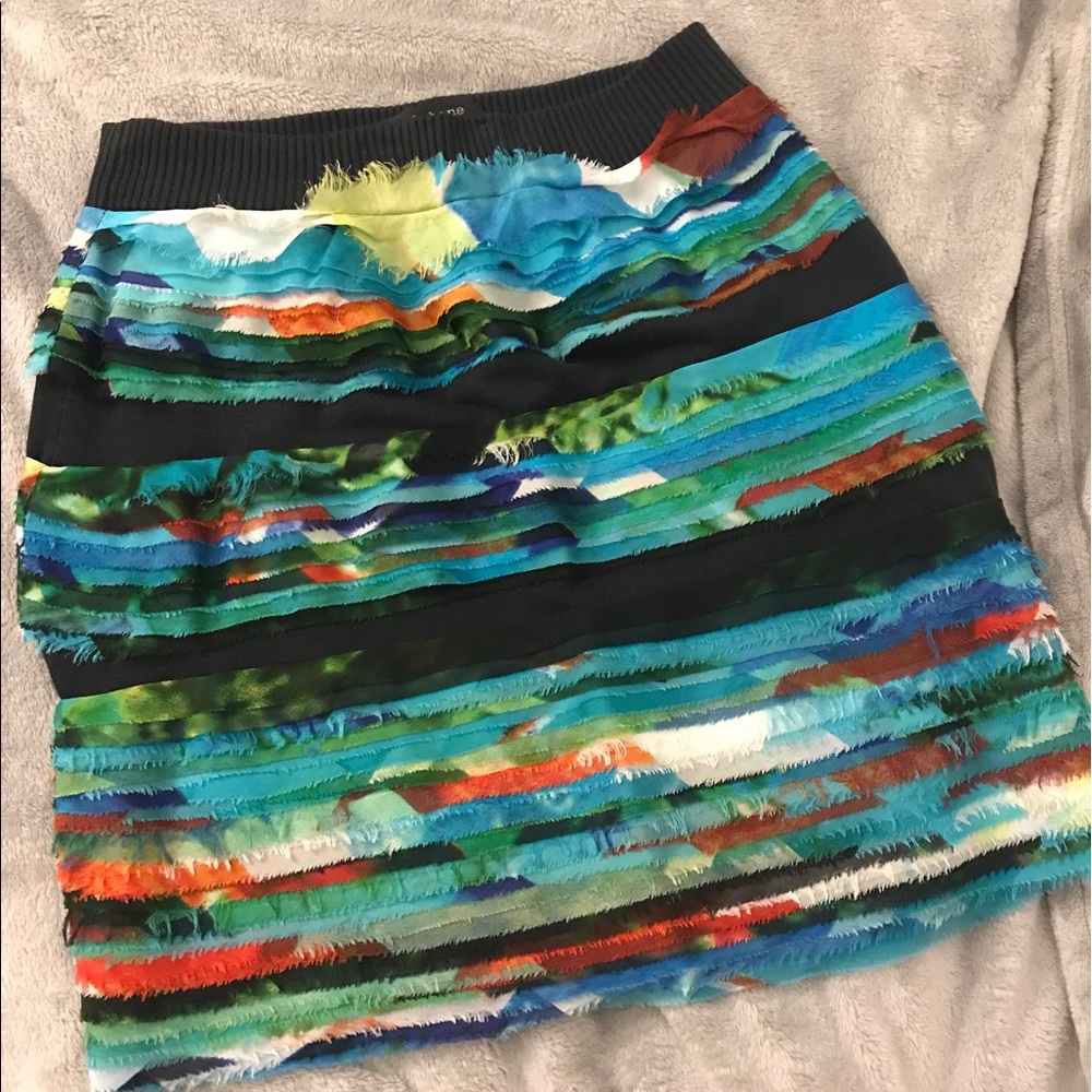 Rag & Bone multicolored tiered skirt - Picture 1 of 3