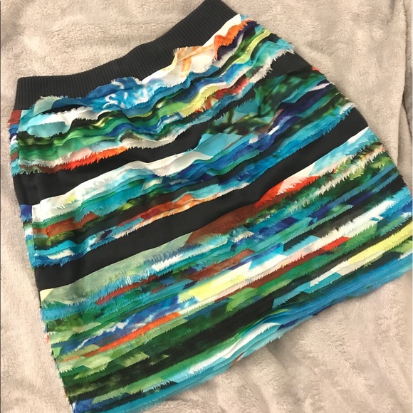 Rag & Bone multicolored tiered skirt - Picture 3 of 3