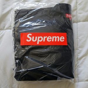 Supreme × Thrasher Poplin Crew Jacket (Black)