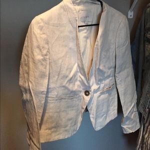 Khaki Ann Taylor casual blazer