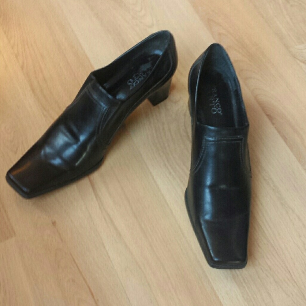 Franco Sarto Black Dress Shoes 9.5