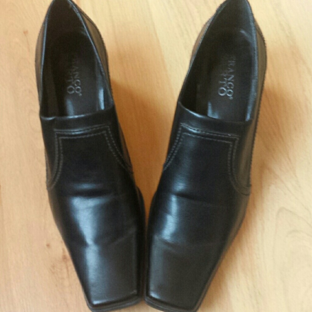 Franco Sarto Black Dress Shoes 9.5 - Picture 2 of 4