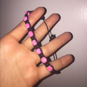 Pink Beaded Bracelet