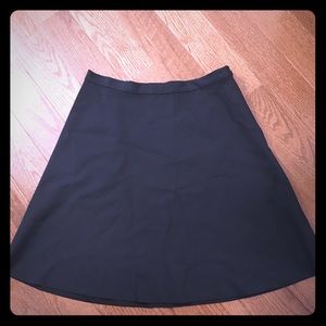 Black A-line Theory skirt