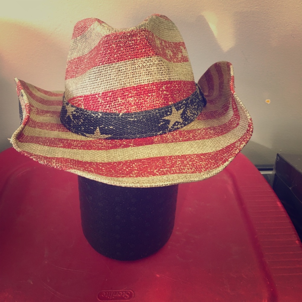 Fourth of July festive cowboy hat!