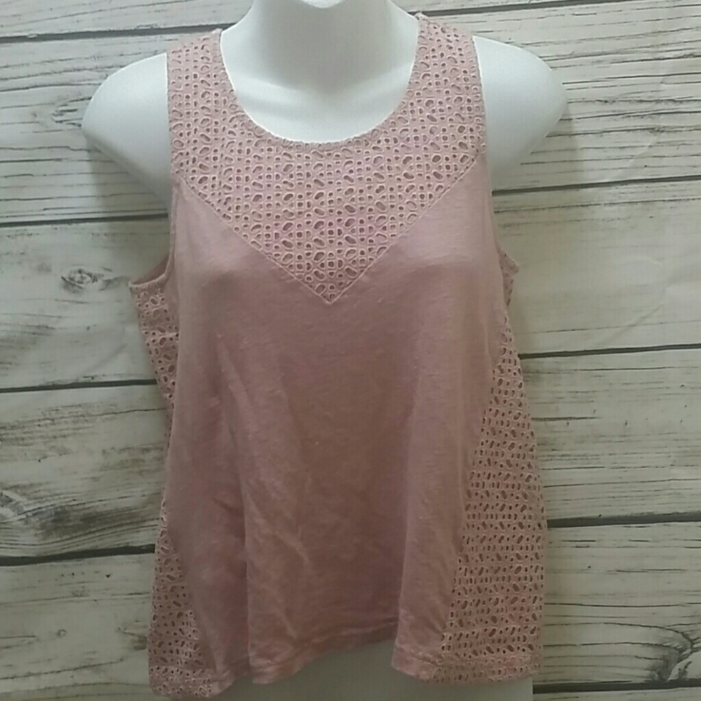 J. Crew dusty rose tank top