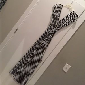 Jcrew striped Maxi dress