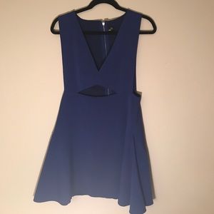 NBD blue cocktail dress
