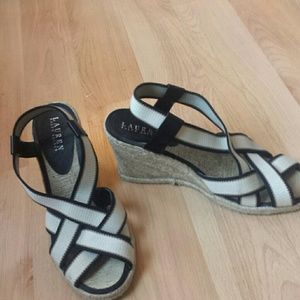 Ralph Lauren Espardrilles/Wedges 9.5